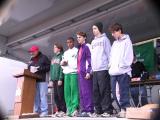 Bredeck on the awards stand