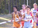 Nick Freeman around the mile mark