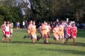 Working together a mile into the race