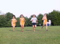 Post race striders with some old man