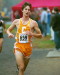 James Maneval near the finish