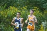 Frosh Alex Yersak heads for the win!