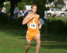 Matt Applegate at finish in JV race
