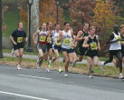Marc in lead pack about 2k into the race