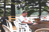 Cal catnaps - for the moment - after lunch