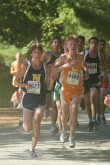 Kevin Schickling after the 2 mile