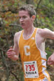 Alex Yersak in the woods