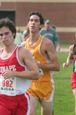 Rich Nelson about 100m from the finish