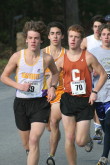 Medvec, Applegate and McCarroll at the start
