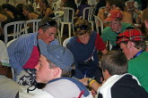 Chris Applegate and Kevin Schickling at Trivia Night