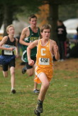 Adam Henriksen at the finish