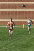 Alex Yersak builds his lead about 800m out