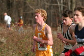 Ted Schickling heading for the meadow on the way out