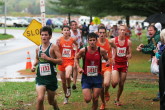 Hartnett and Saccomanno about 1000m from finish