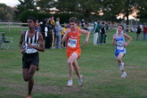 Adam Henriksen at the finish