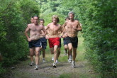 Coaches Cal and Shaklee pace a threshold run
