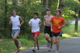 Matt McCarroll and Josh Ungerleider on run with Matt Mitchell