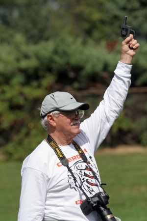 John Dye starts race