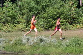 Steve Burkholder about 1000m from finish
