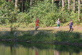 Frank Devine about 1000m from finish