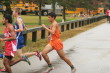 Matt McCarroll crossing to woods