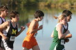 Zach Roether at pond