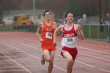 Steve Burkholder at the finish line