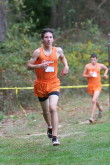 Erik Birkhead with about 600m to go