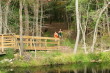 Freddy Rasmussen approaches bridge