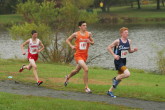 Steve Burkholder at pond