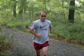 Coach Cal in the woods
