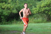 Jeremy Morgan in the woods