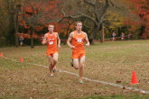 Mike Palmieri and Frank Devine at finish