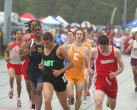 James Maneval at the finish