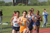 Greg Bredeck in the 1st heat, 1600m