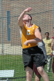 Glen Pease flings the disc