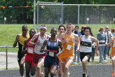 Will Andes and Rich Nelson at 300m in the 800m