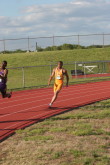 Tony Cotton in the 200m
