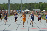 Tony Cotton in the 200m