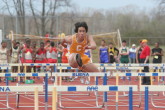 Robin Chen in the Shuttle Hurdles
