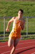 Joe Foley in the 200m