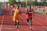 Sean Farrow in the 100m