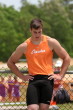 Rapp holds up fence after 4 X 400m Relay