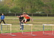 Scott Woodmansee leads in the 400IH