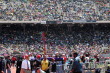 The crowd waits for the SJ 4 x 4's!