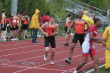Brockman to Staudt in 4 x 400m