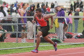 Jon Scott starts the 4 x 400m