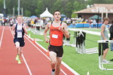 Burk finshes the 3200m Run