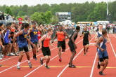 Jon Scott to Mike Palmieri in 4 X 400