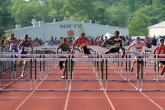 Darren McCluskey in 110 HH Trials at MOC